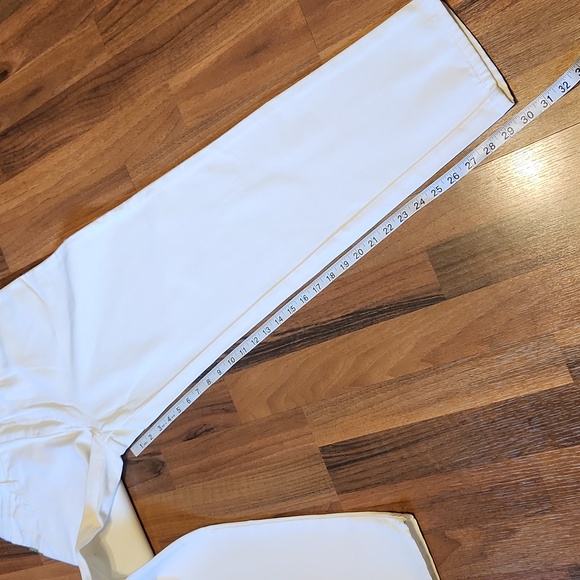 Esprit Vintage 80's White Denim Relaxed Jeans Tapered Leg Made in Hong Kong NWT - Picture 9 of 16